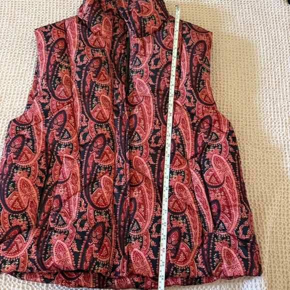 Free People Flora Puffer Vest – Pink Paisley – XS/S (oversized fit) - Picture 10 of 14